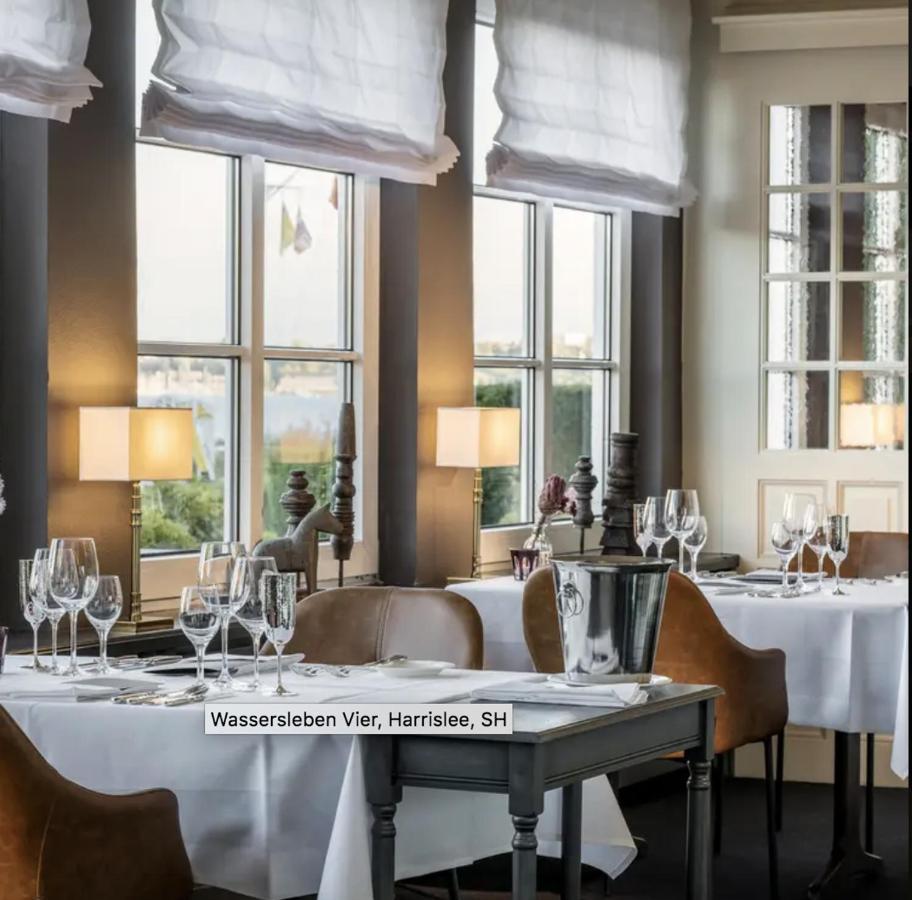 'Kapitaenslounge' Vollsanierte Fewo Mit Blick Auf Die Flensburger Foerde Harrislee Exterior photo